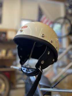 画像2: 【美品アウトローヘルメット(アウトレットアイテム)10％OFF価格！】CHOPPERSオリジナル MORRISヘルメット ・ノーマルサイズ ヴィンテージアイボリー 