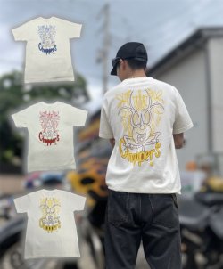 画像1: CHOPPERS　ピンストTシャツ/半袖