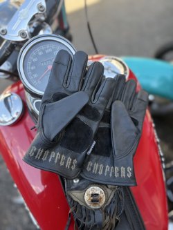画像7: CHOPPERS スキャロップグローブ (刻印ver.) スマホタッチ機能付き