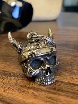 画像1: ガーディアンベル viking skull
