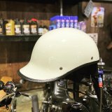 画像: CHOPPERS オリジナル　ギャングスターヘルメット　ヴィンテージアイボリー