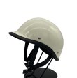 画像1: 【アウトローヘルメット(アウトレットアイテム)10％OFF価格！】　CHOPPERSオリジナル ジョッキーヘルメット　ヴィンテージアイボリー