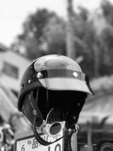 画像: CHOPPERSオリジナル  MORRISヘルメット   XLサイズ(目深仕様)  ブラック(限定カラー)