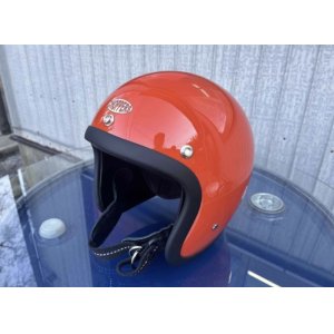 画像: 【アウトローヘルメット(アウトレットアイテム)10％OFF価格！】　CHOPPERS スーパースモールジェット500　ブラッドオレンジ