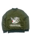 画像2: CHOPPERS オリジナルMA-1　刺繡