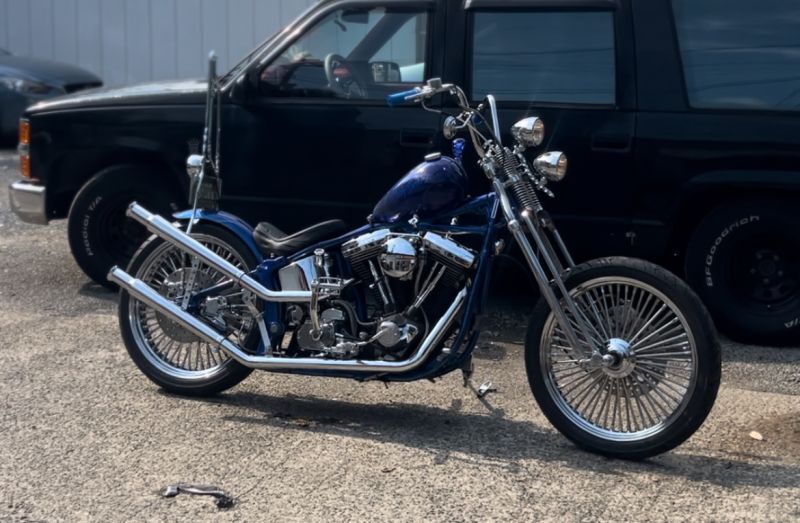 アップスイープマフラー ヘッダーパイプ エボ ソフテイル - UNIVERSAL CUSTOM CHOPPERS